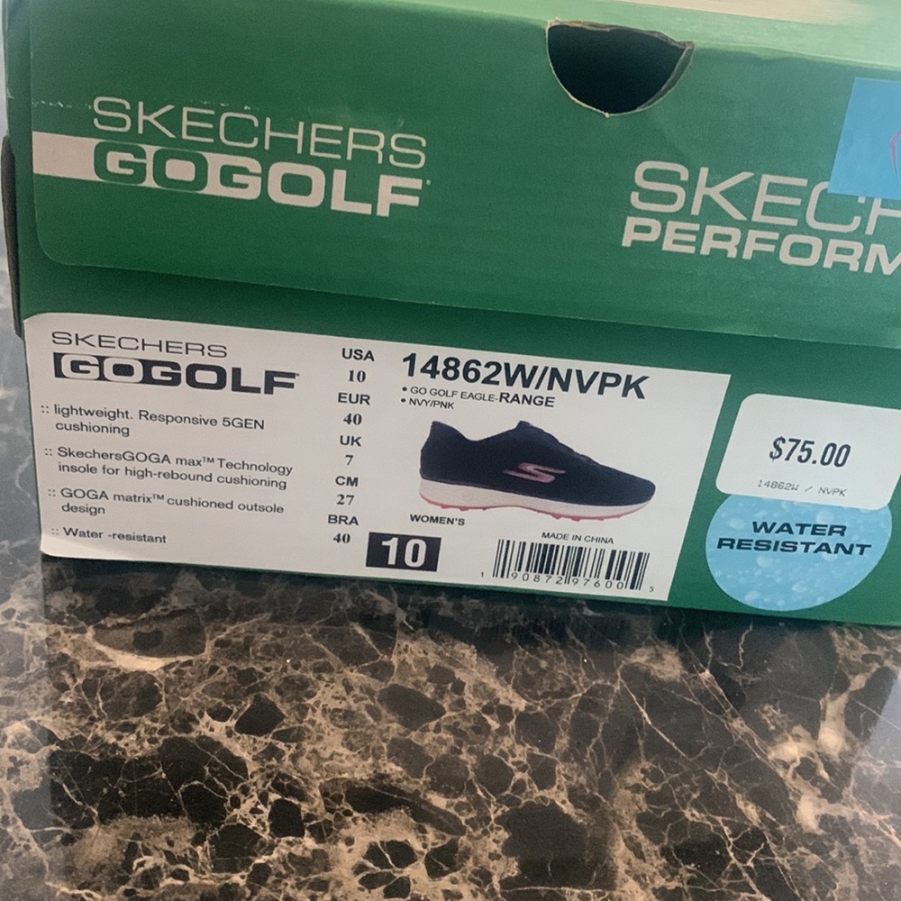⛳️ SKECHERS WATER RESISTANT 10WIDE WOMENS GOLF SHOES. - Picture 8 of 8